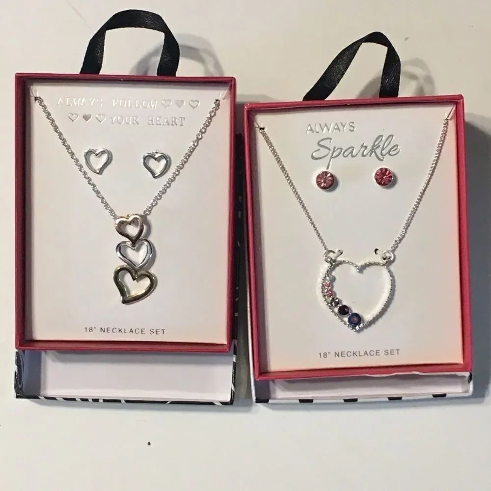 Bundle Sale 3 for $15 | New Walmart Necklace Earring Set x 2